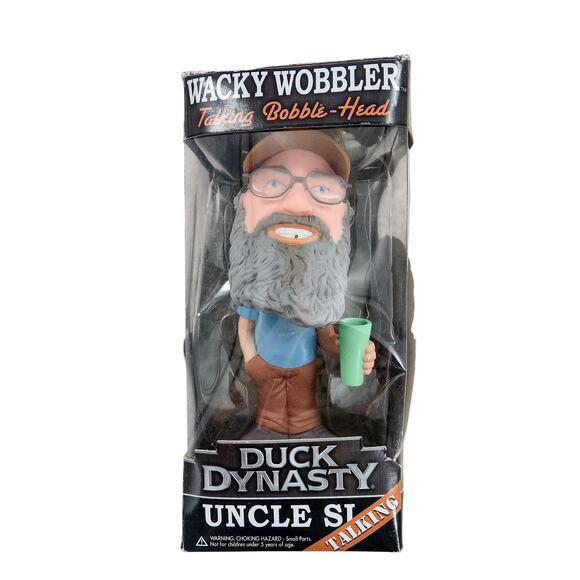Funko Uncle Si Action Figure Wacky Wobbler Talking Bobble Head Duck Dynasty - Picture 1 of 7